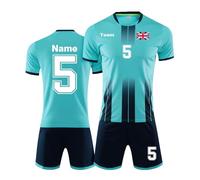 Customised Mens Boys Jerseys - Personalised Numbers Team Logos Names Football Uniform Sets