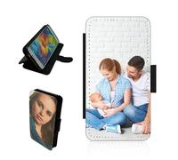 Customised-Printing Personalised phone case wallet For Samsung Galaxy A33 5G flip case photo on the front panel Black