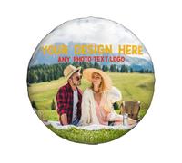 Customised Spare Tire Wheel Cover With Your Own Photo Text Logo