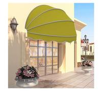 Customizable 100cm Foldable Canopy - UV & Rain Protect Shelter for Doors Patio Sun e for Deck Balcony & Yard (Ginr Color)