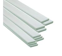 Customizable 10PCS White Fiberglass Plates for Architectural Models & Plant Support - High Strength Insulation(19mmx2mmx500mm)