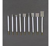 Customizable 1PCS Platinum Sheet Electrode with PTFE Insulation - 99.99% Pure for Lab Electrochemical Cells(0.1mm*5mm*5mm)