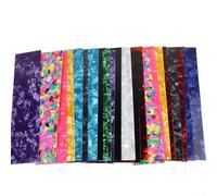 Customizable 25Pcs Guitar Pick Punch Sheets Craft Personalized Picks from Celluloid Material