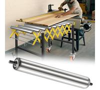 Customizable 3.8cm Stainless Steel Conveyor Rollers - Smooth Operation for Woodworking & Assembly Lines 6 Pieces 30cm -Industrial Solutions for Efficient Workflow