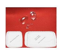 Customizable 3-Seat Garden Bench Cushion 90% Waterproof Non-Slip Zippered Indoor/Outdoor Use 5cm Thick Red 125 x 40 cm - Perfect for Comfort and Style!