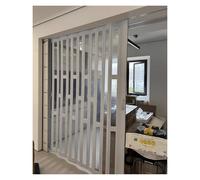 Customizable 38x92in Aluminum DoorTransparent Thermal Folding Room Divider Ideal SeeThrough Interior Door for Living Room Kitchen HallwaySolut