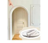 Customizable 3D Arch Molding Trim KitFlexible Soft PVDoor Arch Cuttable Design 3.332.8ft Length Perfect for Modern Interiors Easy Installation (W 5cm/2in 19.7ft/6m)