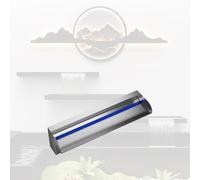 Customizable 42in Stainless Steel Waterfall Spillway Kit for Small Lakes & Fountains, Professional Indoor/Outdoor Decorative Spray System with Adjustable Flow & Colors