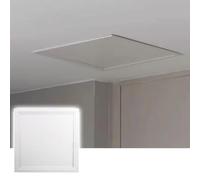 Customizable 8x8 Suspended Ceiling Access Panel - Heavy-Duty White Aluminum Alloy Drywall Wall Hole Cover Removable Access Door for Easy Maintenance (350x350mm)
