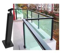 Customizable 90cm Black inless Steel Railing Systems - Indoor & Outdoor Balustrade, Safe & Slish Mid Post Design for Home & Garden - & Ele Safe Solut