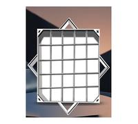 Customizable 90x90 cm Septic Tank Cover - Invisible Manhole Cover for Driveways Paths & Highways - Durable ty Load-Bearing Design for Maximum Strength