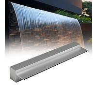 Customizable Above Ground Pool Waterfall Spillway Kit with Pipe ConnectorEnhance Backyard Landscaping & Fountain Flow for a Stunning Outdoor Experience