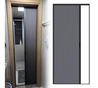Customizable Accordion Folding Bathroom Door, No Drilling, 60-90cm Width, 90x235cm Size (35.4x92.5in), Interior Space-Saving Solution, Stylish Design