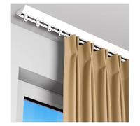 Customizable Adhesive Ceiling Track - No Drill, Removable, Easy Installation - Ideal for Renters Seeking Damage-Free Hanging Solutions for Curtains and Decor