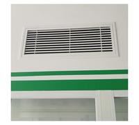 Customizable Aluminum Wall/Ceiling Air Filter Mount with Hind Grille CoverPerfect for Ventilation Inspection and Air Quality Improvement