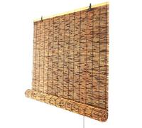 Customizable Bamboo RollUp Shades for Indoor/OutdoorElegant Window Treatments 50150cm Wide Perfect Bamboo Curtains Size: 120x100cm EcoFriendly Design