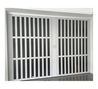 Customizable Bifold Interior Doors - 70/80/90/94" Tall Sliding Doors for Attic, Balcony, Kitchen, Bathroom, Office, Store, Hotel - Room Divider Gate (60x71in)