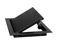 Customizable Black Access Panel for DrywallInvisible Electrical & Plumbing Service Door Spring Loaded Ideal for Home Hotel Office & Restaurant (55x45cm/21.7x17.7inch)