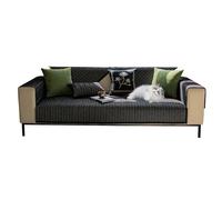 Customizable Black Sofa Cushion Cover 120 x 150 cm - Protective Couch Slipcover for All Seasons Ideal for Kids Dogs & Cats - and Stylish Design