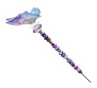 Customizable Butterfly Fairies Wand Ground Stake, Purple | Easy Installation Decoration for Yard Outdoor Lovers Gardens Patios Creative Materials