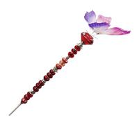 Customizable Butterfly Fairies Wand Ground Stake, Red | Easy Installation Decoration for Yard Outdoor Lovers Gardens Patios Creative Materials