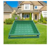 Customizable Circle Invisible Septic Tank LidDecorative Recessed Manhole Cover & Frame for Yard Pavement & Parking Lot15.7x15.7in (B40*40CM)