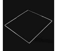 Customizable Clear Acrylic Sheet Board - 1mm to 5mm Thick, Smooth Polished Edges, Shatter Resistant, Impact Resistant(100x100x1mm 10pcs)