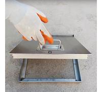 Customizable Crawl Space Cover Entrance Door with Lock and Keys, Anti-theft Sewage Manhole Access Inspection Hatch for Secure Basement and Outdoor Use