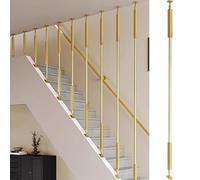 Customizable DIY Adjustable Iron Staircase Columns - Heavy-Duty Square & Round Balusters for Modern Hallways & Stairs 30in/76cm Height Railing Solutions for Home Decor