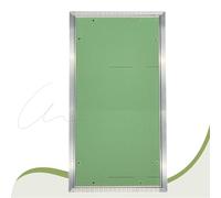 Customizable Drywall Access Panel - 22 x 34 Inch Aluminum Frame Sanitary Door for Easy Wall Access Ideal for Maintenance Meter Readings & Inspections
