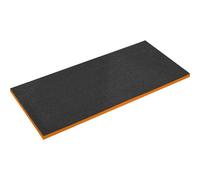 Customizable Easy Peel Shadow Foam Toolbox Insert - 1200mm X 550mm X 30mm - Orange And Black