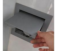 Customizable Electric Ventilat Hatch Access Panel with Push-to-Open Mechanism - Metal Wall Cover for Easy Duct Access and Inllat Perfect for Home and Office Use.