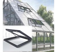 Customizable Emergency Escape Skylight Window 65x70/55cm Aluminum Roof Vent for Safety & Ventilation Perfect for Garden Use (50x80cm 1.6x2.6ft)