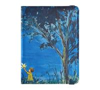Customizable Firefly Lighting Up The Summer Night Leather Passport and Vaccine Card Wallet Combo Vaccine Card Holder Cover Combo Document Organizer Holder Accessories Ultra Slim, Firefly lighting up
