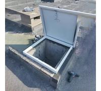 Customizable Flat Roof Access Hatch Door with Hydraulic Support AntiTheft Security Cover & Switch Handle 45x80cm (18x31in) Ideal Rooftop Access Solution