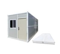 Customizable Foldable Outdoor Shed - Heavy-Duty Prefabricated Storage Room with Galvanized Steel Structure for Garden, Farm & Backyard