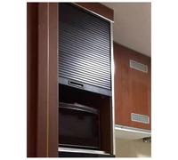 Customizable Foldable Roll-Up Closet Doors, ABS Sliding Panel for Sto Cabi, Easy Inllat with Hardware, 55x70cm (21.7x27.6) - Ideal for Space-Saving Soluts