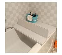 Customizable Folding PVC Bathtub Tray Cover - Waterproof Dust Board Insulation Lid 1.2cm Thick Perfect for Bathing Fits 75x150cm Bathtubsand Stylish