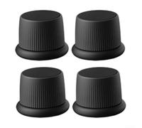 Customizable Foot Pad Set for Enhancing Stability While Minimizing Vibrations in Your Space (Black)