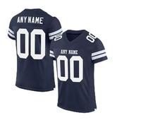 Customizable Football Jersey with Name Number Comfortable Breathable Sports Uniform for Men Women Youth Kids American Football Jersey for Sports Fans and Teams