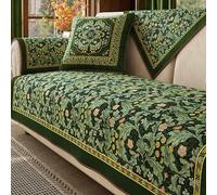 Customizable Granular Velvet Sofa Cover Thick Modern Slipcover for Couch Furniture Protector Country Style Seat Cushion (90x90cm/35x35inch)