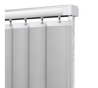 Customizable Gray Venetian Blinds Blackout Vertical Curtains Light Filtering Shades for Windows & Doors Various Sizes & Colors Available