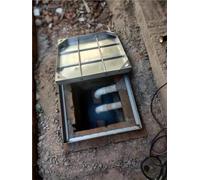 Customizable Heavy-Duty Sump Cover & Frame Invisible Drain Lid for Septic Tank 30.5-111.8 cm with Lift Keys - Secure Waste Management Solution