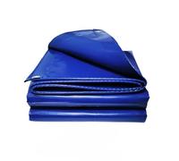 Customizable HeavyDuty 600gsm Waterproof Tarps0.5mmCanopy Cover for Garden Awning & CourtyardsRainproof Protection for Balconies & Pavilions (Blue 2x8m)