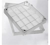 Customizable Invisible Stainless Steel Drain Cover 12-32 Inch (30-81 cm) F Sewer Lid for Patios Gardens Gas Driveways Doc Highways - esign