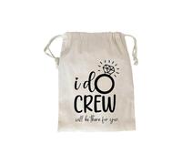 Customizable Linen Drawstring Gift Bag for Bridal Shower Favor Storage Solution Pocket for Wedding Guest Gifting Drawstring Bag
