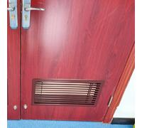 Customizable Louver Vent Grille for Interior Doors - Stylish Air Filter Vent Covers for Garage Shed & Loft - Ideal Home Ventilation Solution Various Sizes Offered