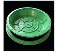 Customizable Manhole Cover with Frame - Durable Plastic Septic Tank Lid for s & Pathways, Easy Maintenance, 50x50 cm (19.7x19.7 inches) - Weatherproof & Secure