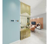 Customizable Metal Divider for Salon Entryway - Chic Space-Saving Design for Enhanced Privacy and Stylish Room Separation t for Home or Office Use