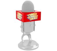 Customizable Microphone Flag Compatible with Blue Yeti USB Microphone Personalization Logo, Stylish Decoration for Streamers/Content Creators (Red)